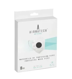 Airnatech Mascarilla FFP2 Negra (10 unidades)