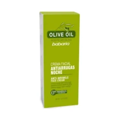 Babaria Crema Facial Antiarrugas Noche Oliva