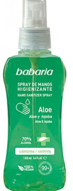 Babaria Sanitizer Pieles Sensibles Aloe