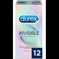Durex Invisible Extra Lubricado