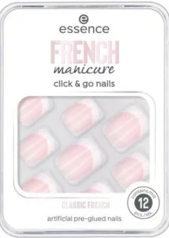 ESSENCE FRENCH MANICURE CLICK&GO! UÑAS ARTIFICIALES