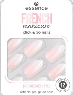 ESSENCE FRENCH MANICURE CLICK&GO! UÑAS ARTIFICIALES