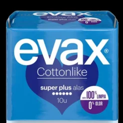 Evax Compresas Cotton Alas Super Plus