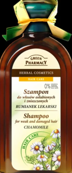 Green Pharmacy Champú Cabello Débil y Dañado Camomila