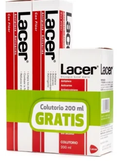 Lacer Dentífrico 125 ml + Enjuague 200 ml