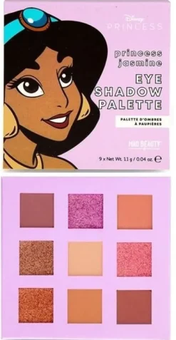 Mad Beauty Disney Pop Princess Mini Paleta de Sombras Jasmine