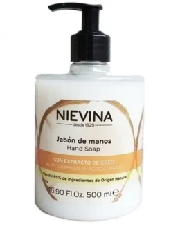 Nievina Jabón de manos con dosificador Coco