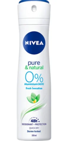 Nivea Desodorante Spray Mujer 0% Pure
