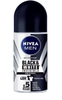 Nivea For Men Desodorante Roll-On Invisible B&W