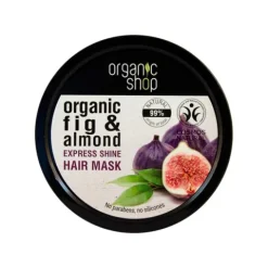 Organic Shop Mascarilla capilar brillo express con higo griego