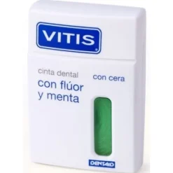 Vitis Cinta dental con flúor y menta
